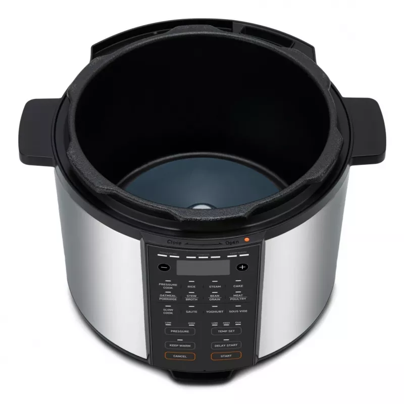 Cosori CMC-CO601-SEU elektrischer Schnellkochtopf 5,7 L Schwarz, Edelstahl 1100 W