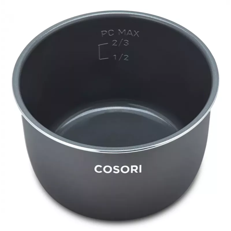 Cosori CMC-CO601-SEU elektrischer Schnellkochtopf 5,7 L Schwarz, Edelstahl 1100 W