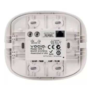 Biamp Vocia WR-1 Fernbedienung Kabelgebunden Videokonferenzsystem Drucktasten