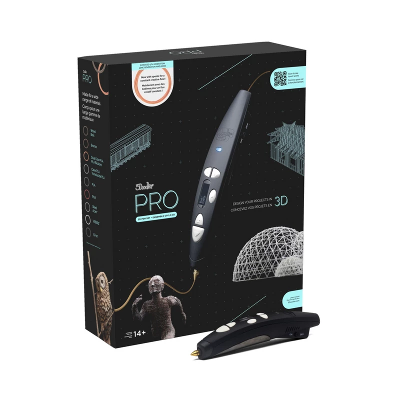 3Doodler \“Pro III\” Set 3D-Stift Schwarz