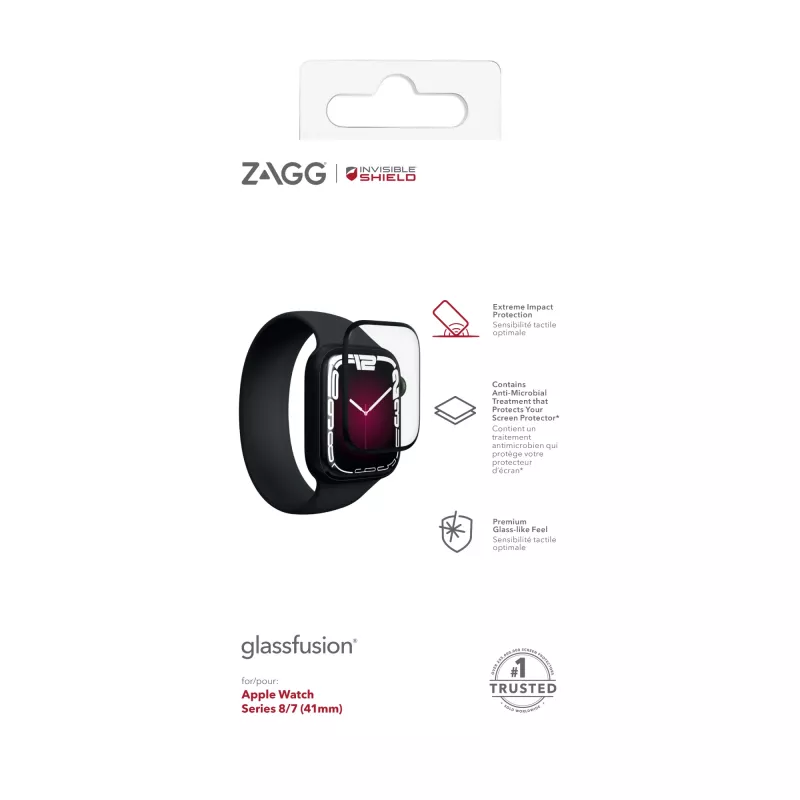 InvisibleShield Glass Fusion+ Apple Watch Series 7 (41mm)/ Series 8 (41mm)