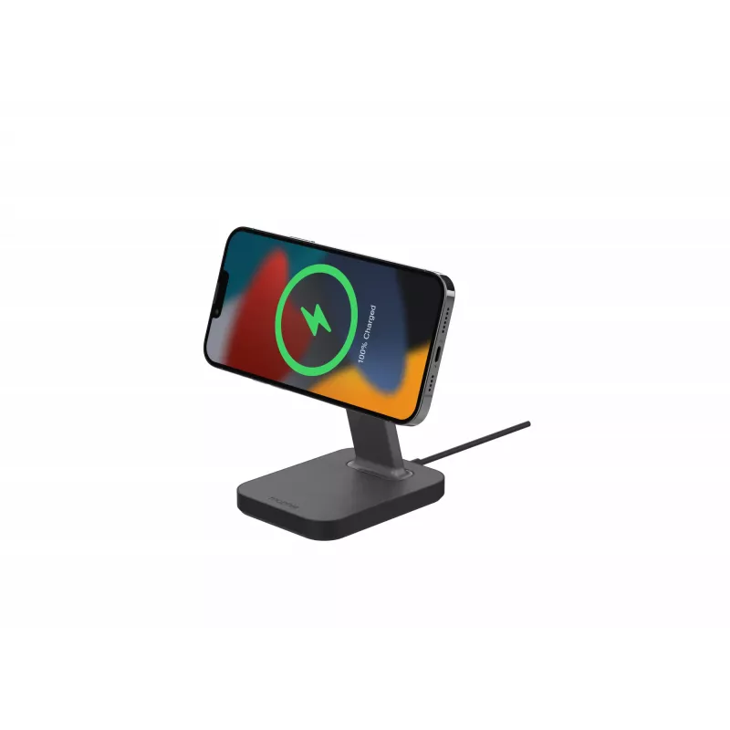 mophie UNV WRLS-snap+ stand-Schwarz-ROC-EU, Innenbereich, AC, Kabelloses Laden, Schwarz