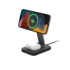 mophie UNV WRLS-snap+ stand & pad-Schwarz-ROC-EU, Indoor, AC, Kabelloses Laden, Schwarz