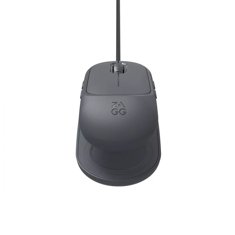 ZAGG Accessories-ProMaus- Kabellose Maus & Kabelloses Ladepad - Anthrazit
