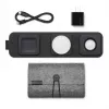 mophie 3-in-1 Reiseladegerät mit MagSafe (2023), Innenbereich, USB, Kabelloses Laden, Schwarz