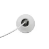 Vaddio EasyIP CeilingMIC D (weiß) - Dante Version, Konferenzmikrofon, 0,02 %, Kabelgebunden, Weiß, Deckenmontage, 4,6 m