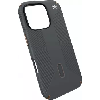 Speck Presidio2 Grip + ClickLock Apple iPhone 16 Pro Charcoal Grau - mit Microban