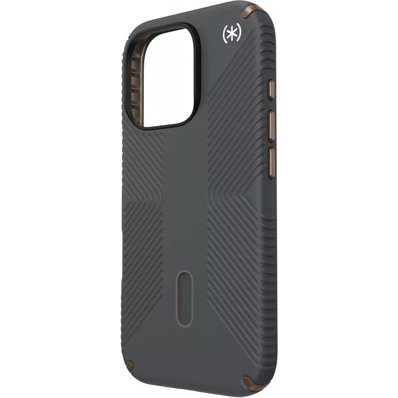 Speck Presidio2 Grip + ClickLock Apple iPhone 16 Pro Charcoal Grau - mit Microban