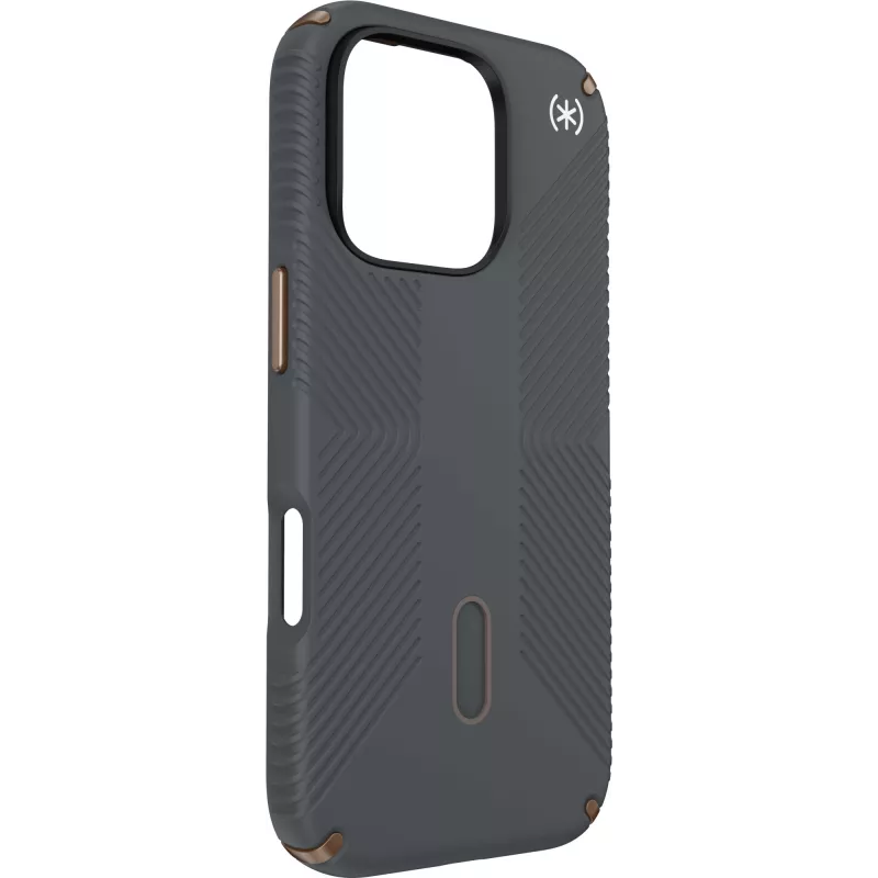 Speck Presidio2 Grip + ClickLock Apple iPhone 16 Pro Charcoal Grau - mit Microban