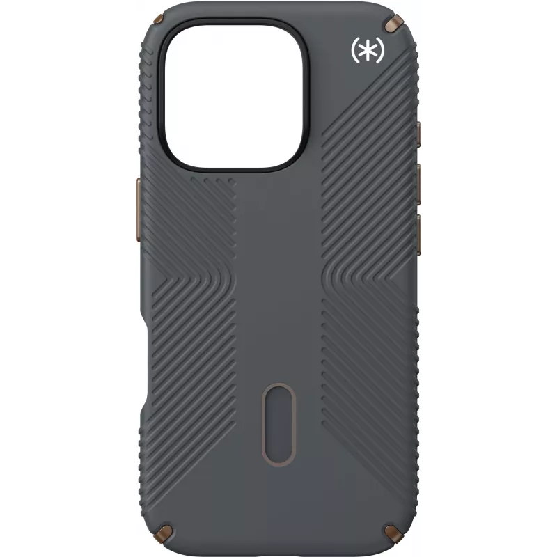 Speck Presidio2 Grip + ClickLock Apple iPhone 16 Pro Charcoal Grau - mit Microban