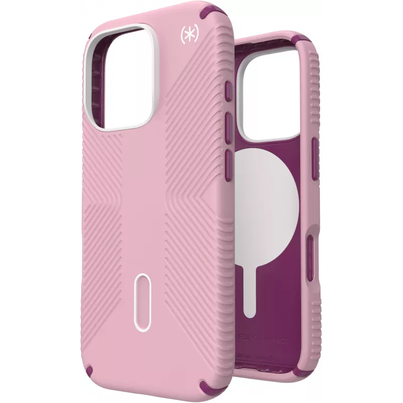 Speck Presidio2 Grip + ClickLock Apple iPhone 16 Pro Wednesday Pink – mit Microban
