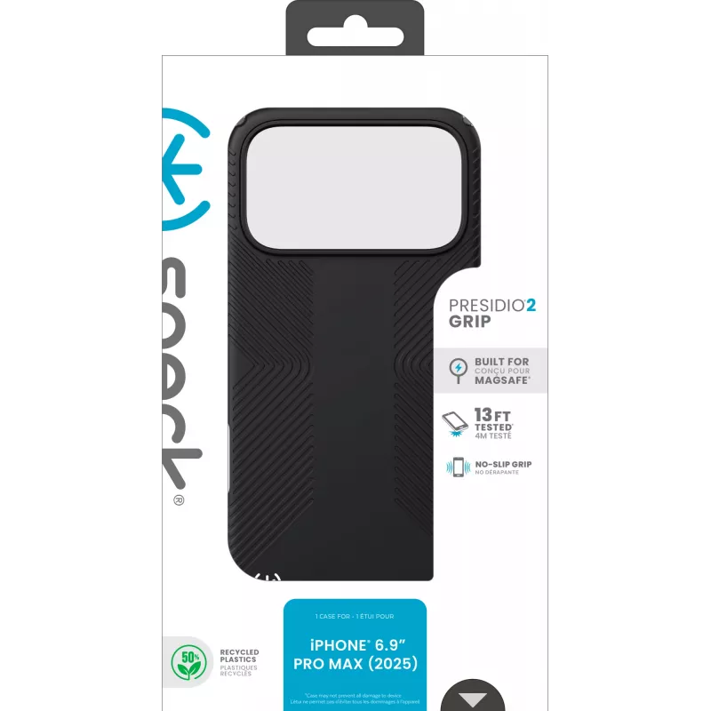 Speck Presidio2 Grip + MS Apple iPhone 17 Pro Max Schwarz - mit Microban