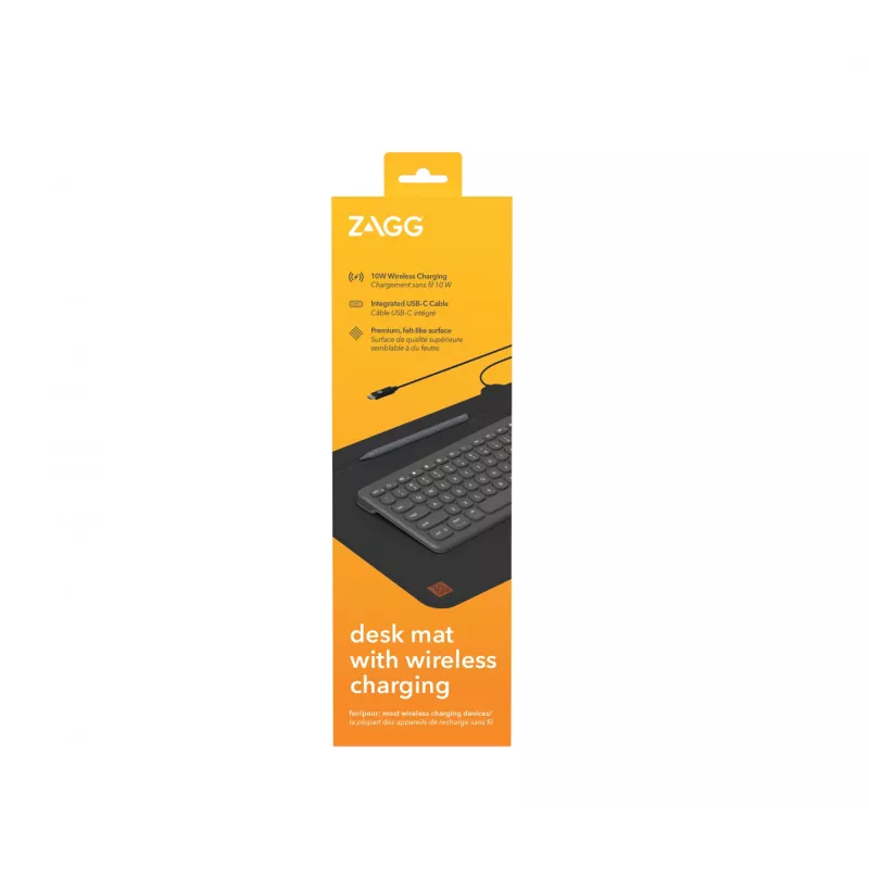 ZAGG Wireless Charging Desk Mat Schwarz