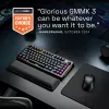 Glorious Gaming GMMK 3 PRO 75% Prebuilt Wired Schwarz - FR, Kabelgebunden, USB, Mechanisch, AZERTY, RGB LED, Schwarz