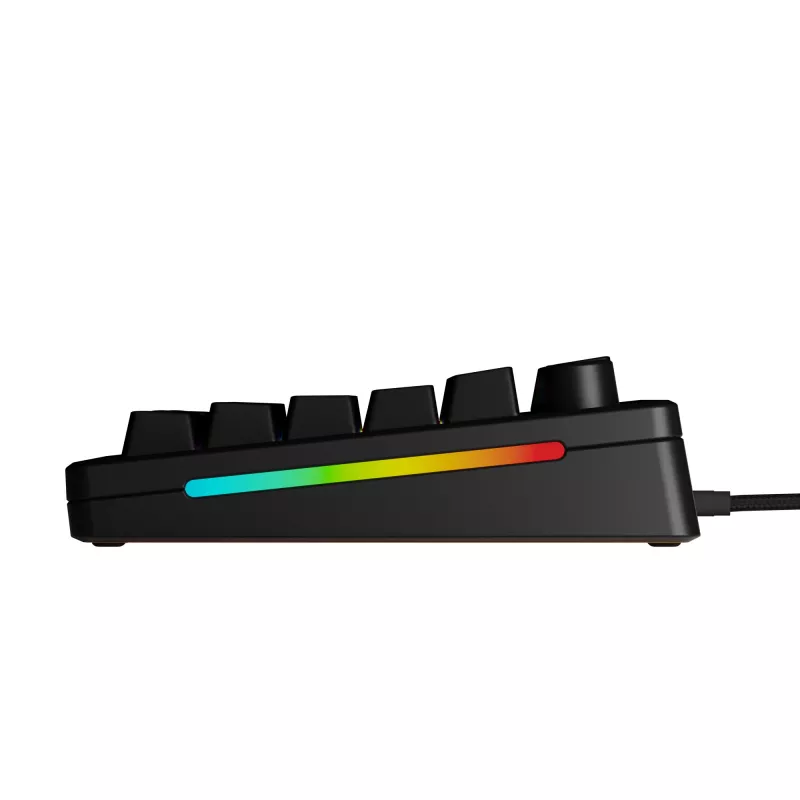 Glorious Gaming GMMK 3 75% Prebuilt Wired Schwarz - FR, Kabelgebunden, USB, Mechanisch, AZERTY, RGB-LED, Schwarz