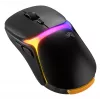 Glorious Gaming Model O3 Wireless Gaming-Maus – InfinitePlay austauschbares Akkusystem, 8k Polling, optische Schalter mit 130 Millionen Klicks, ultraleicht mit 66 g, optischer 30K-DPI-Sensor, RGB – Schwarz
