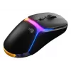 Glorious Gaming Model O3 Wireless Gaming-Maus – InfinitePlay austauschbares Akkusystem, 8k Polling, optische Schalter mit 130 Millionen Klicks, ultraleicht mit 66 g, optischer 30K-DPI-Sensor, RGB – Schwarz