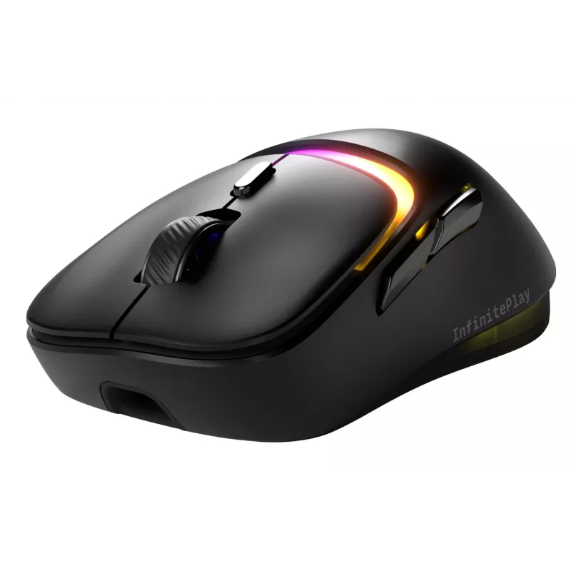 Glorious Gaming Model D3 Wireless Gaming-Maus – InfinitePlay Wechselakku-System, 8k Polling, optische Schalter mit 130M Klicks, ultraleicht 69g, optischer 30K-DPI-Sensor, RGB – Schwarz