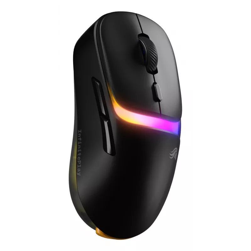 Glorious Gaming Model D3 Wireless Gaming-Maus – InfinitePlay Wechselakku-System, 8k Polling, optische Schalter mit 130M Klicks, ultraleicht 69g, optischer 30K-DPI-Sensor, RGB – Schwarz