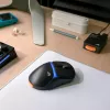 Glorious Gaming Model D3 Wireless Gaming-Maus – InfinitePlay Wechselakku-System, 8k Polling, optische Schalter mit 130M Klicks, ultraleicht 69g, optischer 30K-DPI-Sensor, RGB – Schwarz
