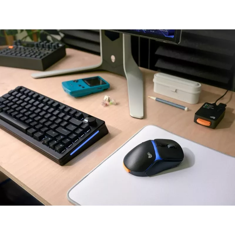 Glorious Gaming Model D3 Wireless Gaming-Maus – InfinitePlay Wechselakku-System, 8k Polling, optische Schalter mit 130M Klicks, ultraleicht 69g, optischer 30K-DPI-Sensor, RGB – Schwarz