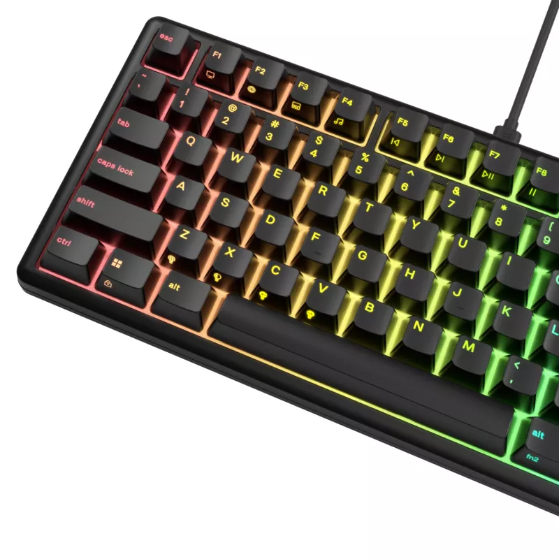 Glorious Gaming GMBK 75% Tastatur USB QWERTY US-Englisch Schwarz