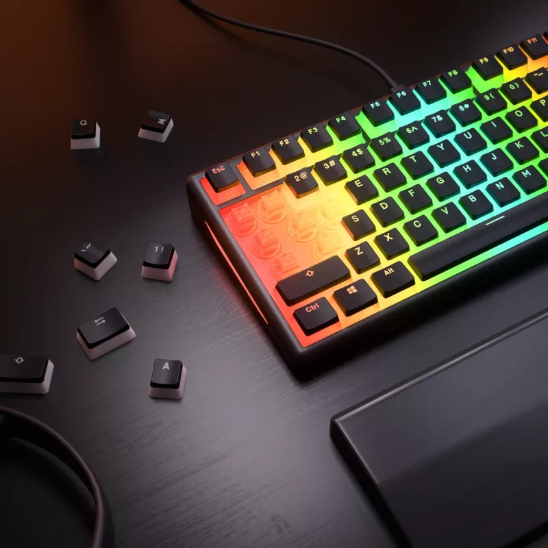 Glorious Gaming GMBK 75% Tastatur USB QWERTY US-Englisch Schwarz