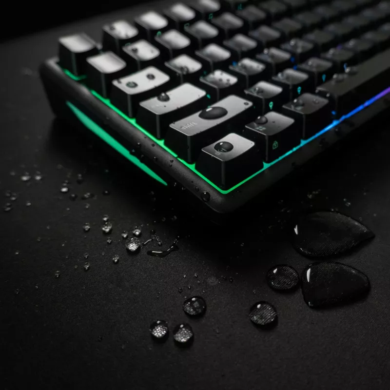 Glorious Gaming GMBK 75% Tastatur USB AZERTY Französisch Schwarz