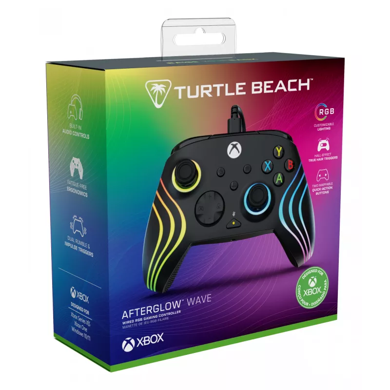 Gamepad Turtle Beach Afterglow Wave Schwarz USB PC Xbox Series