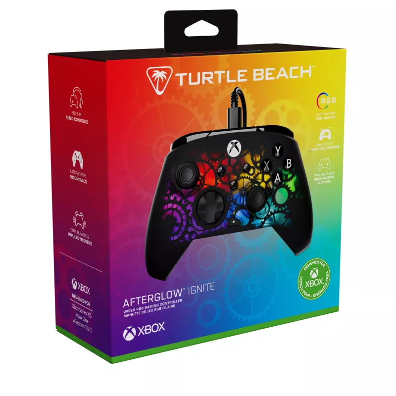 Gamepad Turtle Beach Afterglow Ignite Wired RGB Steuergerät anpassbare RGB-Beleuchtung neu belegbare Tasten