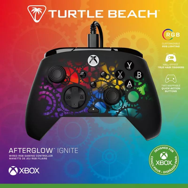 Gamepad Turtle Beach Afterglow Ignite Wired RGB Steuergerät anpassbare RGB-Beleuchtung neu belegbare Tasten