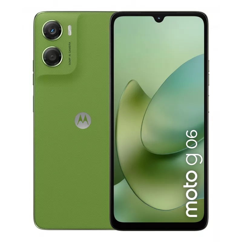 Motorola moto g06 17,5 cm (6,88 Zoll) Dual SIM Android 15 4G USB Type-C 4 GB 64 GB 5200 mAh Grün