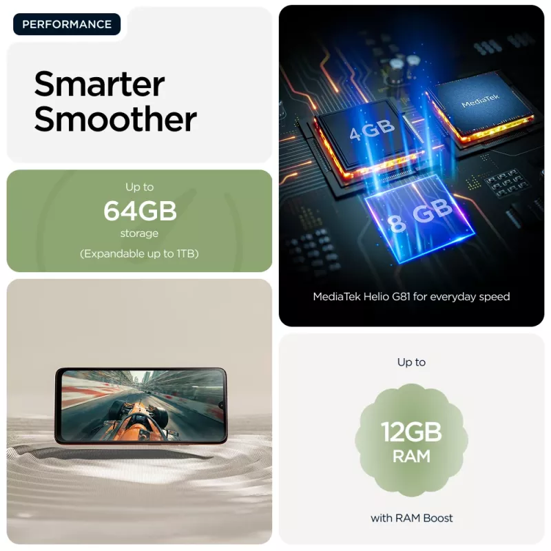 Motorola moto g06 17,5 cm (6,88 Zoll) Dual SIM Android 15 4G USB Type-C 4 GB 64 GB 5200 mAh Grün