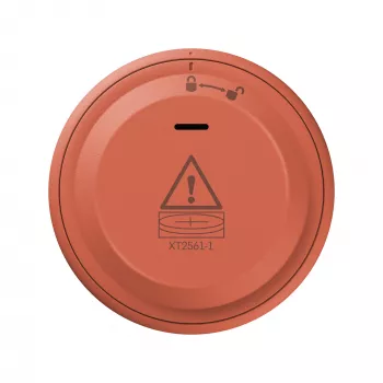 Finder Motorola moto tag 2 — universeller Tracker, orange, CR2032-Batterie, bis zu 14400 h, 7,4 g, Ø 31,9 mm, 8 mm