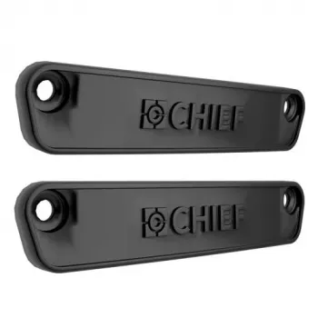 Chief Fusion Horizontal Row End Cap, Schwarz, 2 Stück