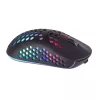Mars Gaming MMW3, Kabellose Gaming-Maus, RGB Flow, Ultraleicht 79g, 3200DPI, Schwarz