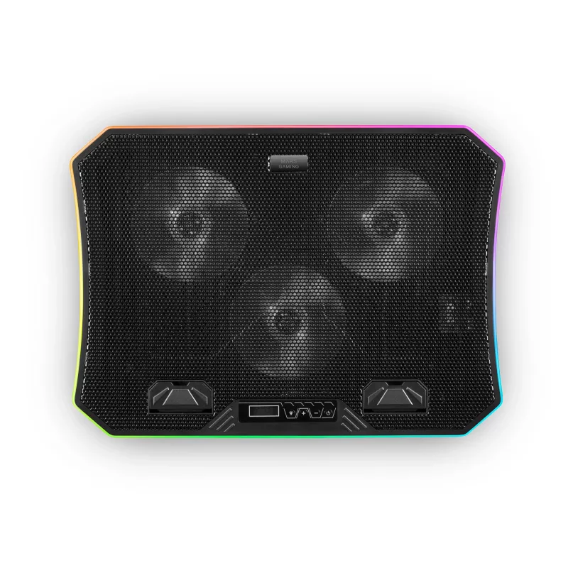 Mars Gaming MNBC6, Kühlbasis + Ständer XL 19'' ARGB, 3 Lüfter, Mobiler Ständer