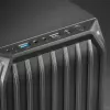 Mars Gaming MC-S2 Schwarz Kompaktes Micro-ATX Gaming-PC-Gehäuse 2 FRGB Regenbogen-Lüfter mit Frontgitter und durchgehendem Seitenfenster