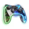 Mars Gaming MGP-24 Wireless Gamepad 2.4GPRO Neon RGB Dual Haptic Vibration Analog Joysticks Steuergerät für PC PS3 PS4 XBOX360 Raspberry Pi Mac Android