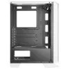 Mars Gaming MC-C Weiß PC ATX-Gehäuse Metall-Mesh-Frontpanel Temperglasfenster 3 vordere 120-mm-FRGB-Lüfter