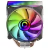 Mars Gaming MCPU-VR Schwarz CPU-Kühler Dual Infinity Mirror ARGB 4 HCT-Heatpipes 180 W TDP ultra-leiser PWM 12-cm-Lüfter