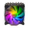 Mars Gaming MCPU-XT Schwarz CPU-Kühlkörper Dual-Tower-Kühlung 6 HCT-Heatpipes TDP 300W 2 ARGB PWM 12cm Lüfter
