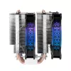 Mars Gaming MCPU-XT Schwarz CPU-Kühlkörper Dual-Tower-Kühlung 6 HCT-Heatpipes TDP 300W 2 ARGB PWM 12cm Lüfter