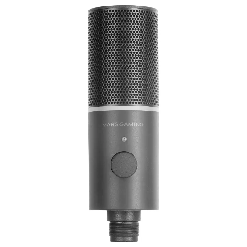 Mars Gaming MMIC-XT, Professionelles High-Definition 192 kHz 24-Bit Studio-Mikrofon, Omnidirektionaler Arm, Anti-Schock-Halterung, Pop-Filter Metallgeflecht, Schwarz