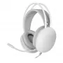 Mars Gaming MH-GLOW Weiß 360° Full Chroma RGB Flow Headset Geräuschunterdrückendes Mikrofon Ultraleichtes Design Memory-Schaum-Ohrpolster Universelle Kompatibilität