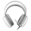 Mars Gaming MH-GLOW Weiß 360° Full Chroma RGB Flow Headset Geräuschunterdrückendes Mikrofon Ultraleichtes Design Memory-Schaum-Ohrpolster Universelle Kompatibilität