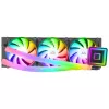 Mars Gaming ML-ULTRA360 Schwarz Flüssig-CPU-Kühlung TDP 650W Infinity Mirror 3 leise FDB ARGB Lüfter ARGB Schläuche Universal-Multisockel