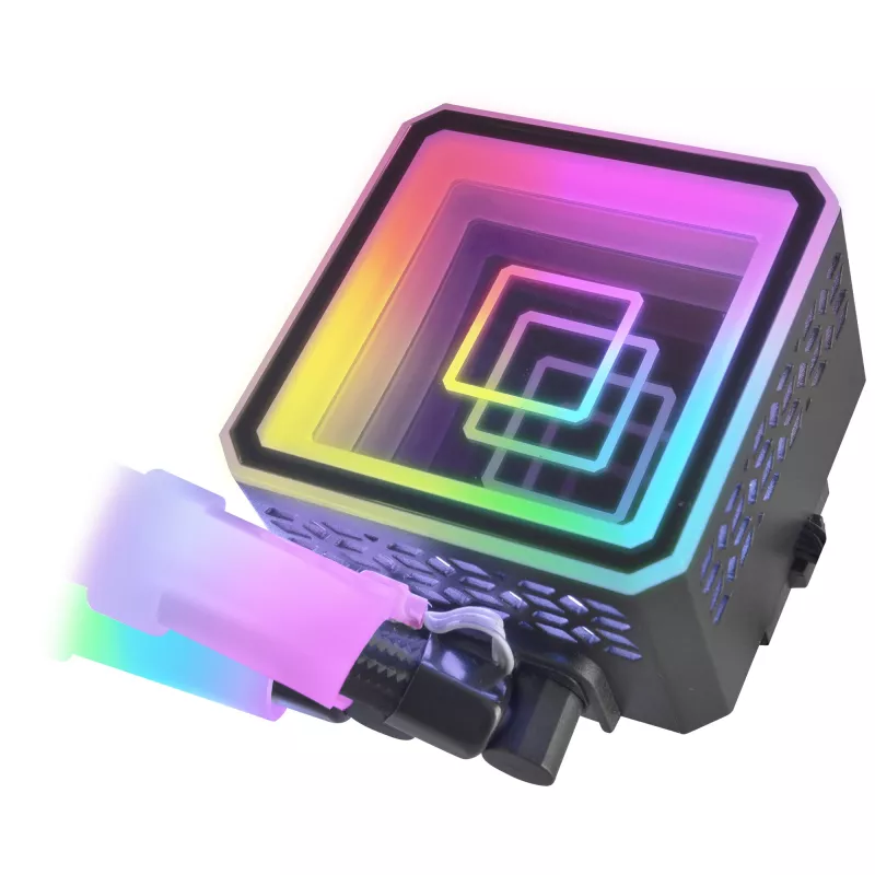 Mars Gaming ML-ULTRA360 Schwarz Flüssig-CPU-Kühlung TDP 650W Infinity Mirror 3 leise FDB ARGB Lüfter ARGB Schläuche Universal-Multisockel
