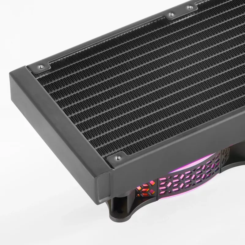 Mars Gaming ML-ULTRA360 Schwarz Flüssig-CPU-Kühlung TDP 650W Infinity Mirror 3 leise FDB ARGB Lüfter ARGB Schläuche Universal-Multisockel