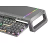 Mars Gaming MGS-ONE Schwarz Chroma RGB Monitorständer verstellbare Größe Smartphone- und Tablet-Halterung Front-USB 2.0